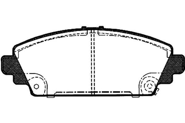 KAVO PARTS Jarrupala, levyjarru BP-2034